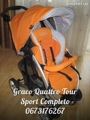 Демисезонная колясочка Graco Quattro Tour Sport 2 в 1