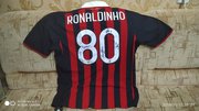Футболка AC MILAN №80 Ronaldinho с автографами 